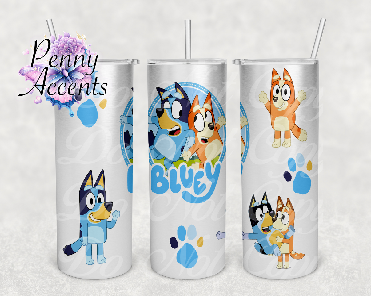 Bluey Inspired Custom Tumbler – Penny Accents