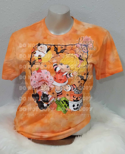 Best Friends Halloween Ice Dye Shirt